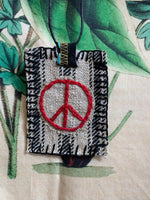 Load image into Gallery viewer, Hand sewn talisman: Peace
