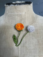 Load image into Gallery viewer, Handmade Brooch Pin - The Dandelion Flower
