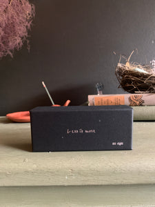 Incense: Less is More. Three beautiful aromas.