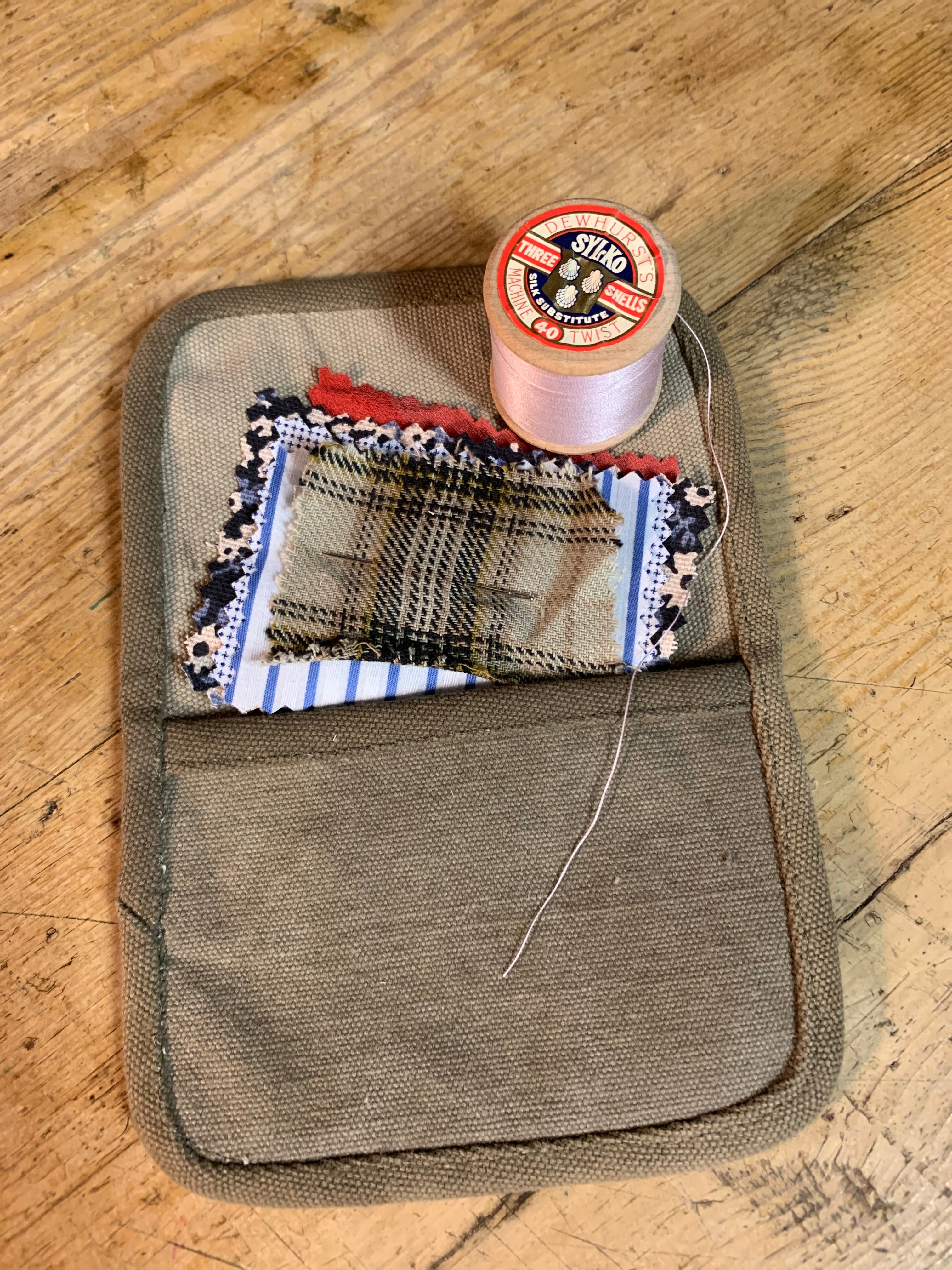 The Mending Kit - Made from Upcycled Indian Army Tent Canvas