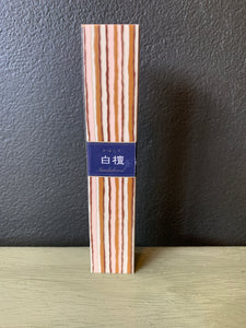 Japanese Incense: Kayuragi Sandalwood, Aloeswood, Cypress - 3 Options