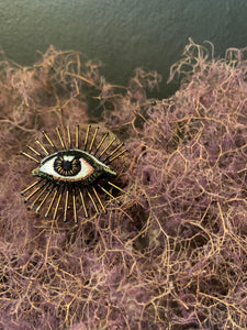 Handmade Brooch Pin - Mystic Eye