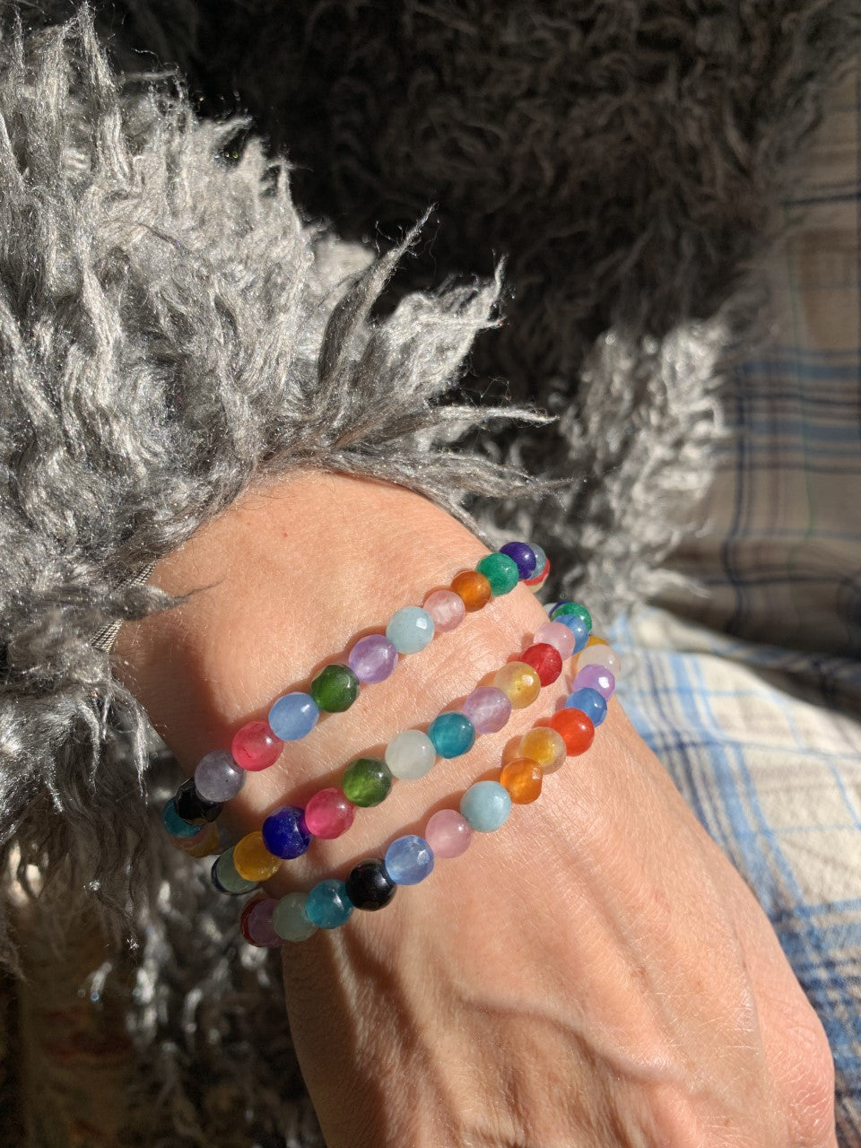 Tulsi - precious gem bracelet and necklace